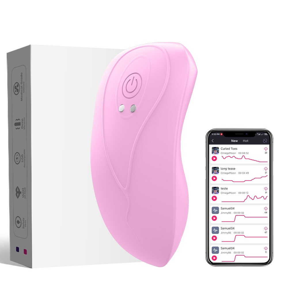 ผีเสื้อ Vibrator ไร้สายรีโมทแอปกางเกง Dildo Vibrator สำหรับผู้หญิง Clitoral Stimulator นวดเร้าอารมณ์เซ็กซ์ทอย