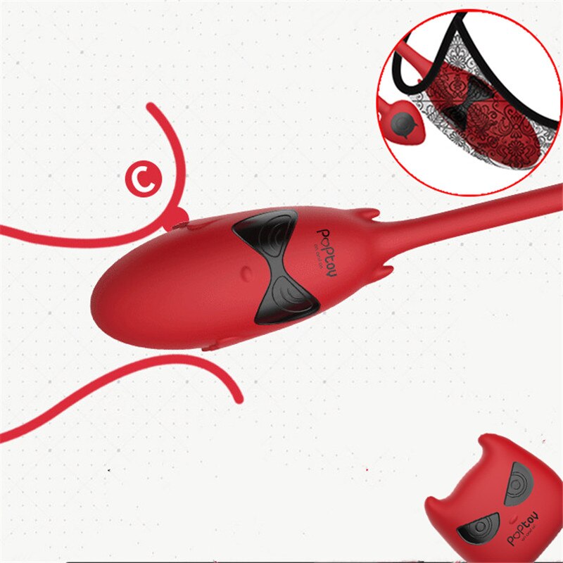 รีโมทคอนโทรล Vibrator สำหรับผู้หญิง G Spot Clitoris Stimulator Bullet แบบไร้สายที่สวมใส่ได้ ไข่สั่นของเล่นทางเพศสำหรับสตรี