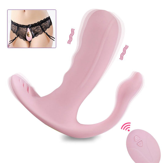 Wearable Panties Dildo Vibrator Remote Control Jumpping Egg Female Masturbator G Spot Clitoris Stimulator USB Sex Toys for Women