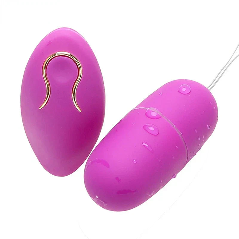 ของเล่นทางเพศไวเบรเตอร์ G-spot แบบไร้สายสำหรับผู้หญิง รีโมทควบคุมได้ 10 ระดับ ไข่สั่นกระตุ้นคลิตอริส ของเล่นนวดช่องคลอด