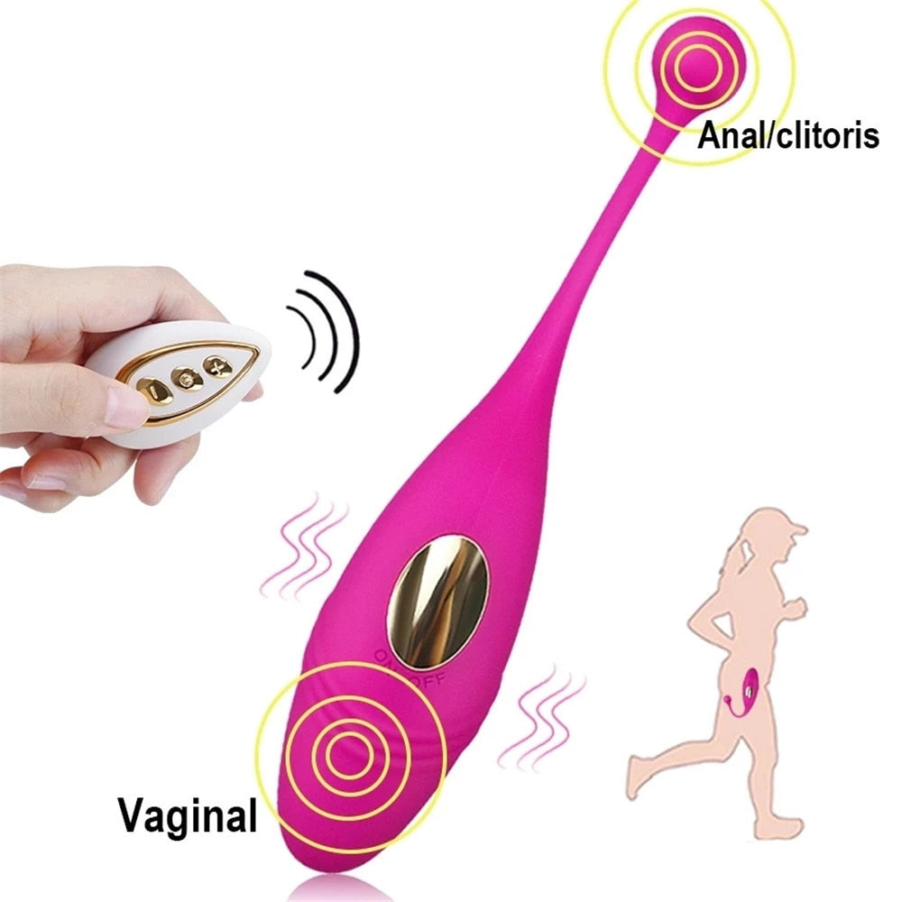 เครื่องสั่นควบคุมไร้สาย ลูกบอลจีน ตัวกระตุ้น G-spot และคลิตอริส ไข่รักสำหรับช่องคลอด ของเล่นทางเพศสำหรับผู้หญิง 18+ ร้านค้าเซ็กซ์สำหรับผู้ใหญ่
