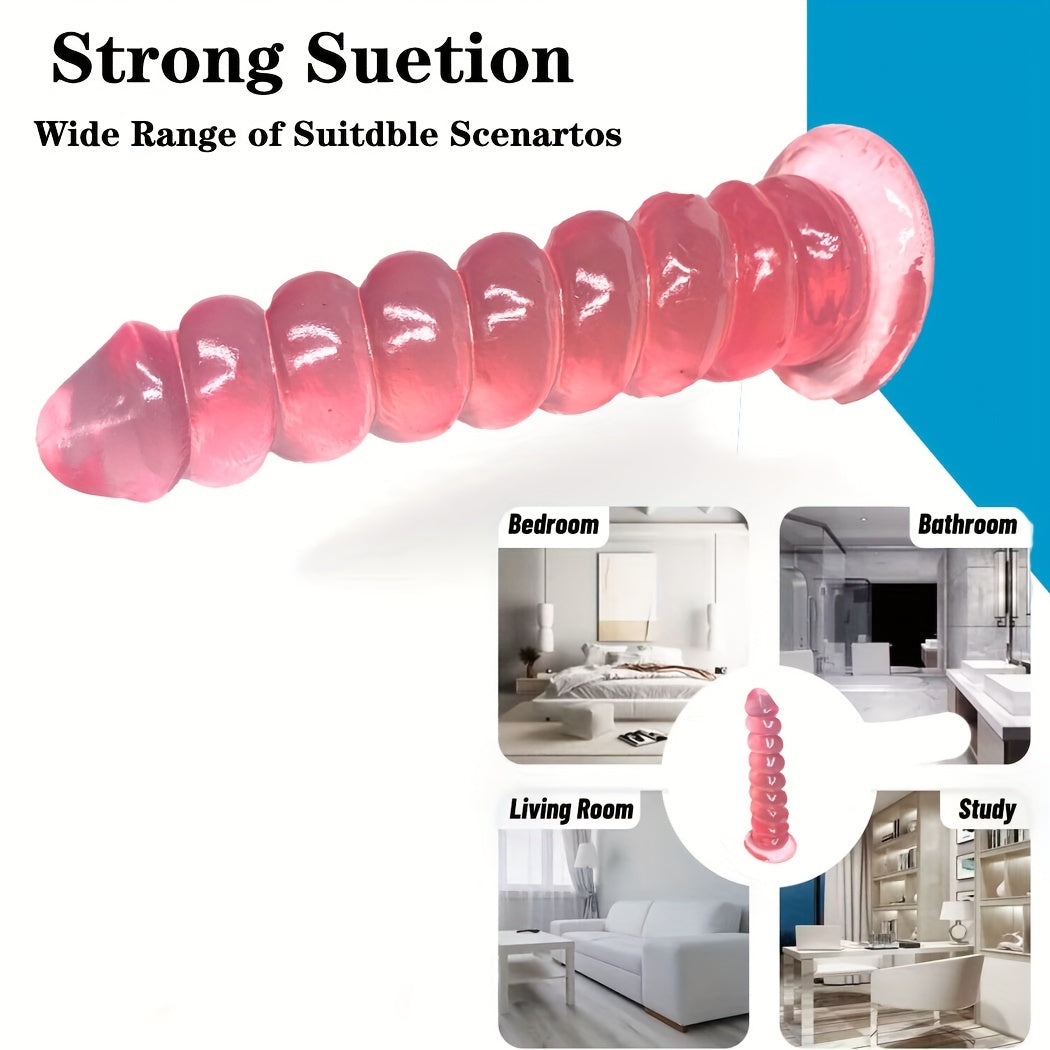 Unisex Soft & Flexible Silicone Dildos. Sexy Erogenous Stimulation Hands Free Masturbating Accessories For Men's & Women's Pleasure
