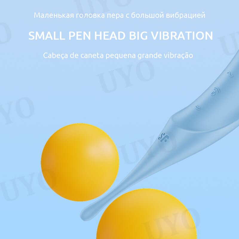 เครื่องสั่นสำหรับผู้หญิงเครื่องสั่น clitoral 2-in-1เครื่องสั่น clitoral เซ็กซ์ทอย