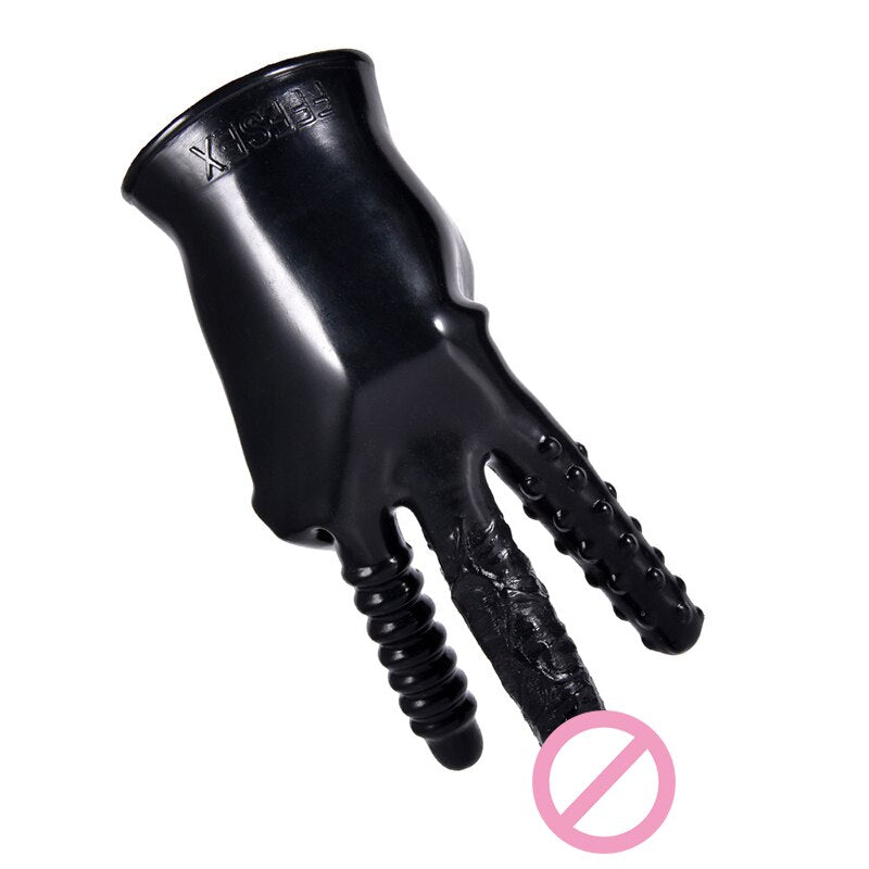Sex Gloves Fingering Dildo Masturbation Erotic Vagina Stimulator Self-comforting Breast Nipple Massage BDSM Sexy Toys for Couple