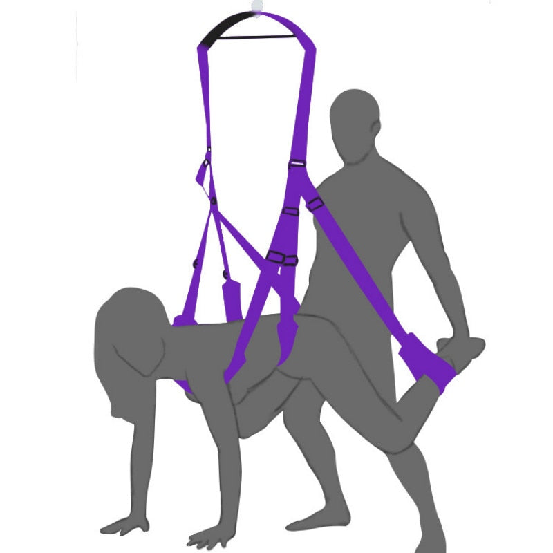 SexLove Swing Alternative Bound Toy Couple Flirt with Posture Sex Swing